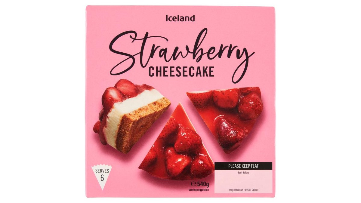 ❄️ Cheesecake pečený dezert s jahodami, 540 g