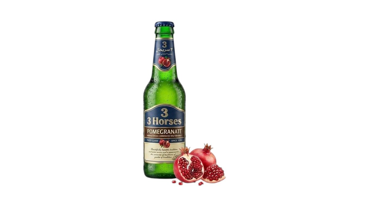 3 horses pomegranate