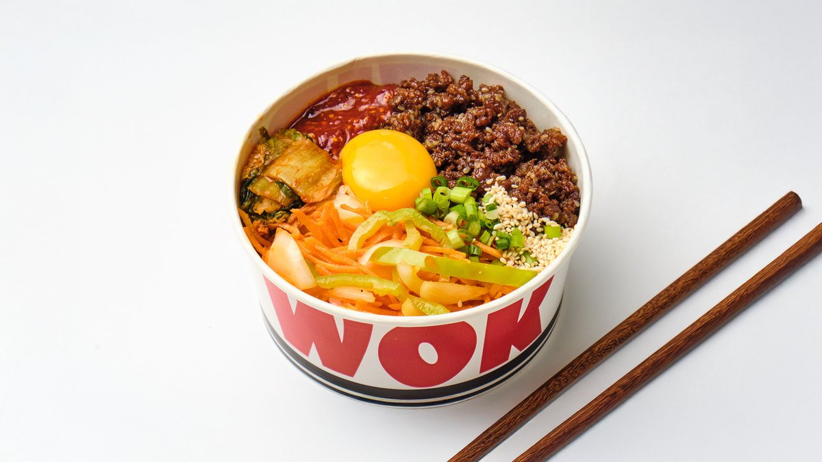 Korean Goby bibimbap bowl at Fire Wok