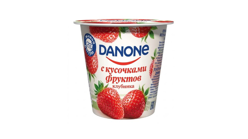 Йогурт Danone 2,5% со вкусом клубники 110 г