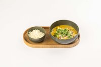 Objednať Zeleninové [ curry stew ] s jazmínovou ryžou | grilované kukuričné kuracie prsia