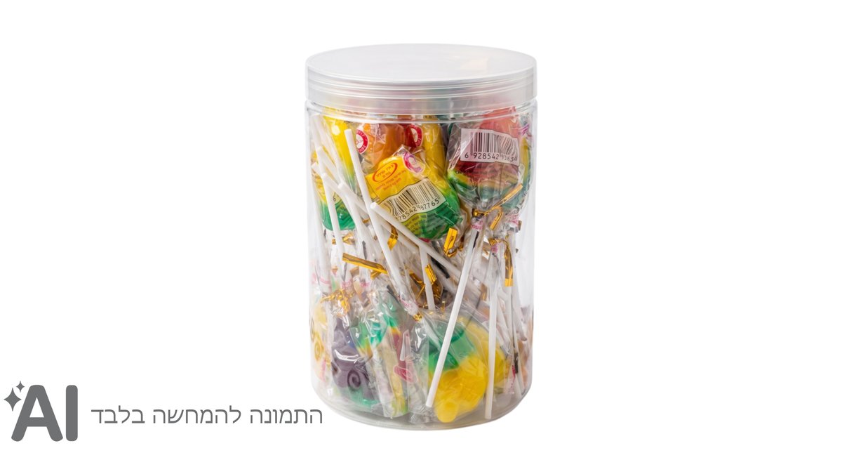 סוכריות קשות על מקל בטעם תות שדה-בצורת פירות