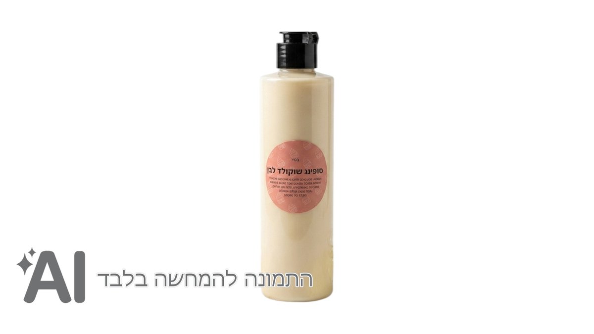 טופינג שוקולד לבן