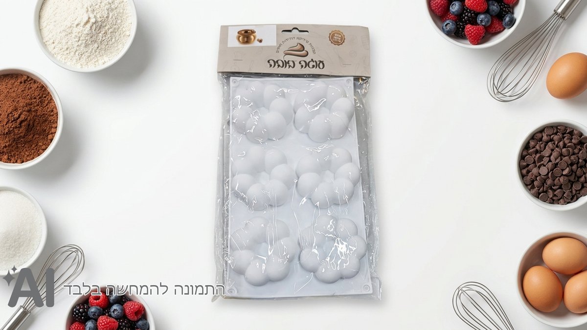 תבנית סיליקון שקעי פרחים