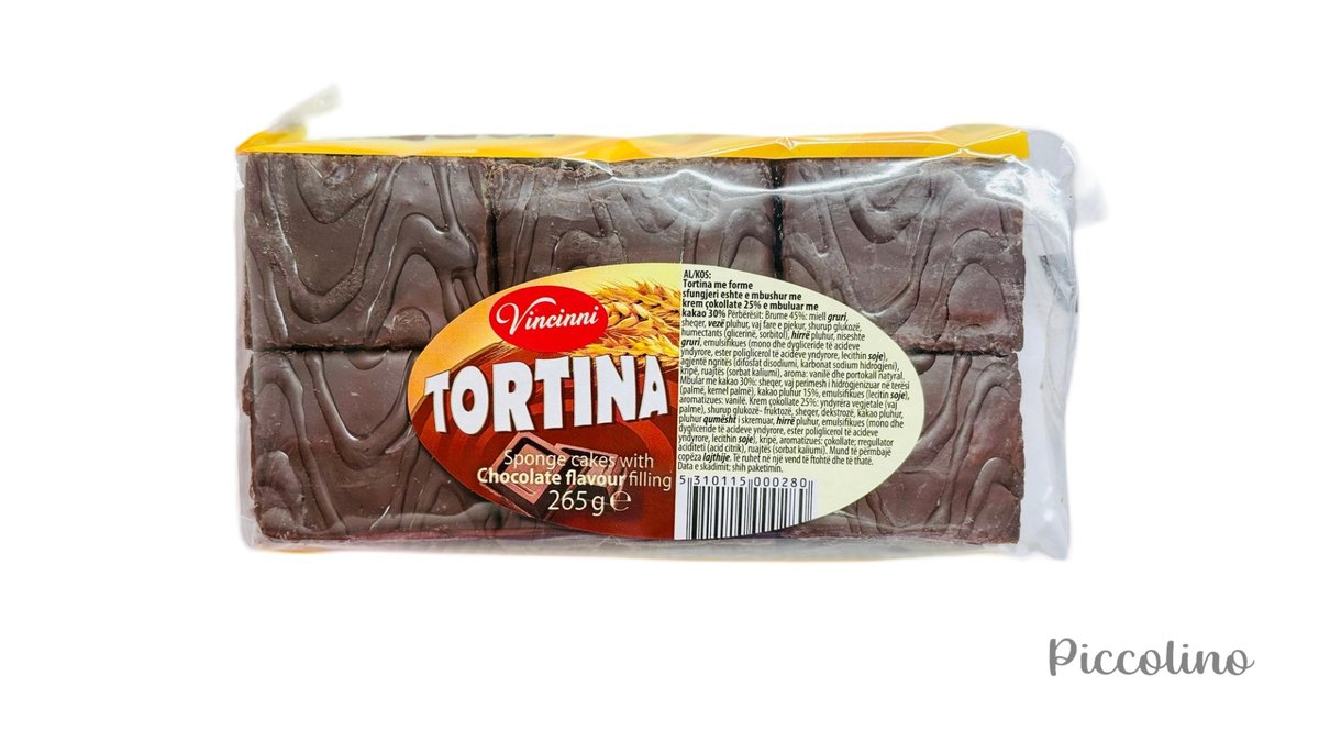 Vincinni Tortina Chocolate Filling 265g