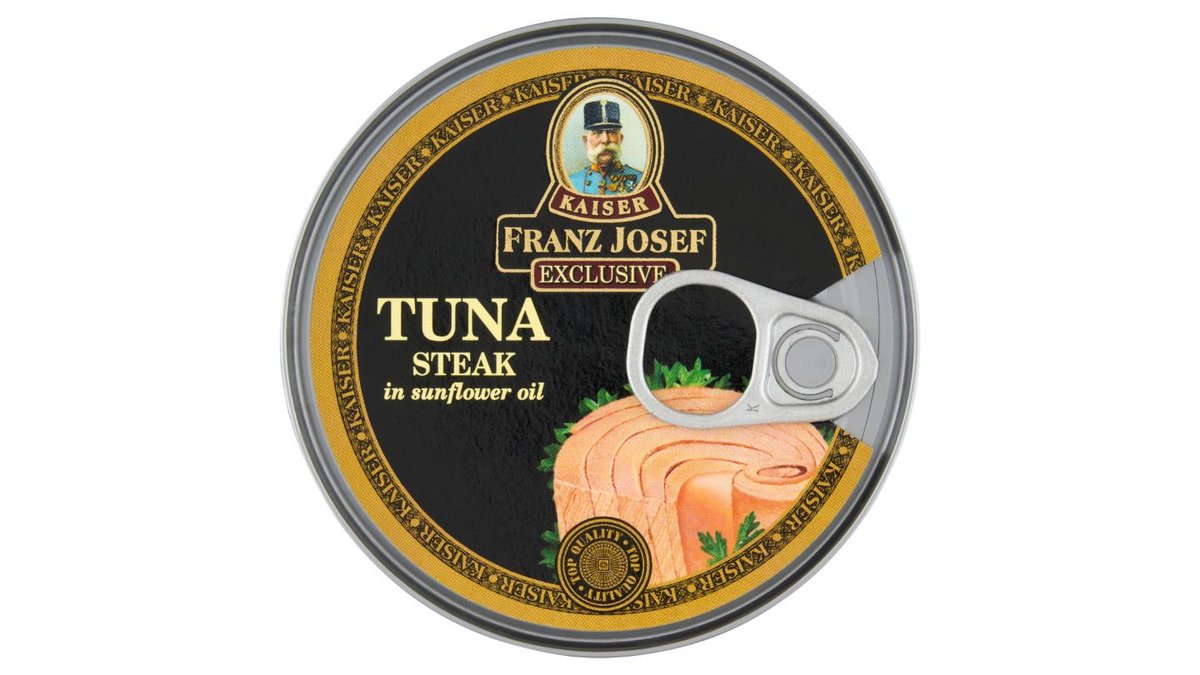 Franz Josef Kaiser Tuňák steak ve slunečnicovém oleji, 170 g
