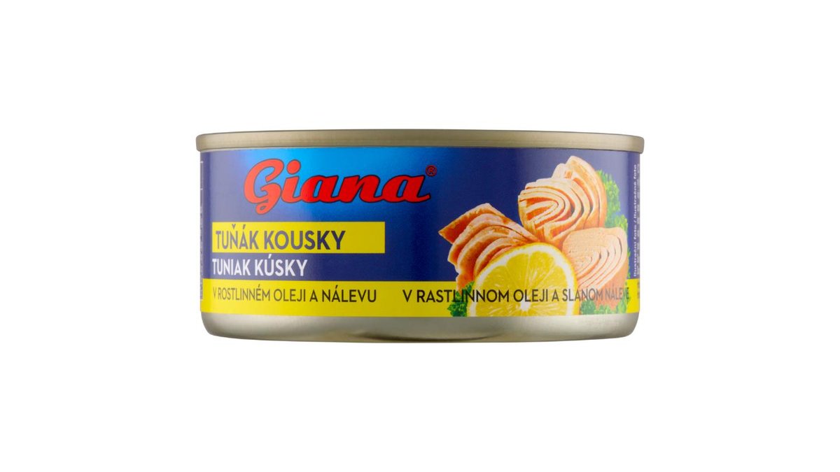 Giana Tuňák kousky v rostlinném oleji a nálevu 170g