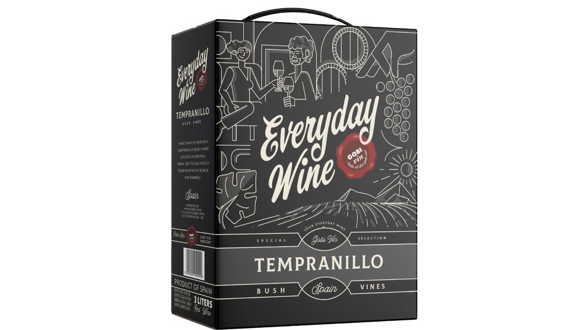 Everyday Wine Temprani. Rødvin