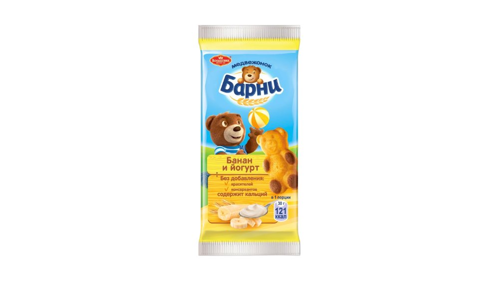 Бисквит Барни с банановой начинкой 30 г