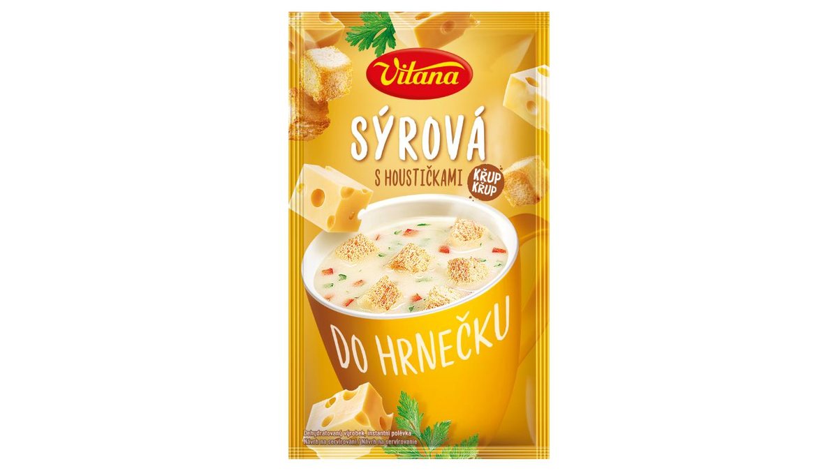 Vitana Do hrnečku Sýrová s houstičkami 22g
