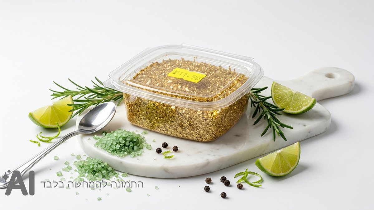 סוכריות גבישים קטנים בצבע זהב