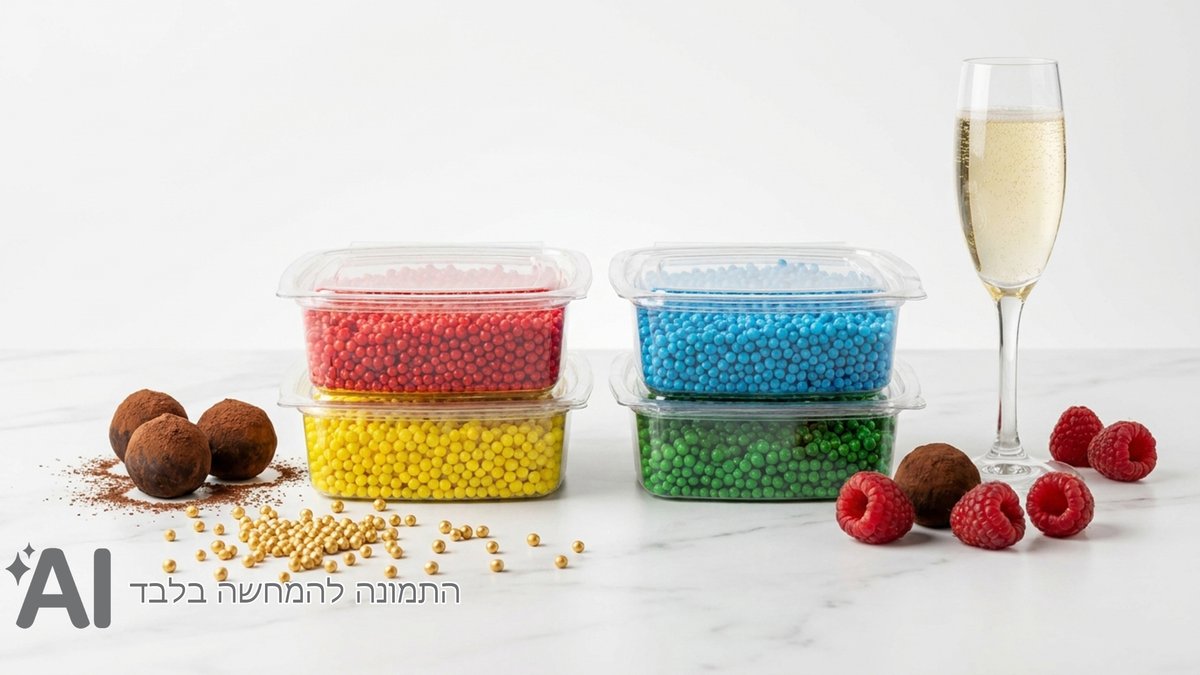 פנינים קטנות בצבע כחול