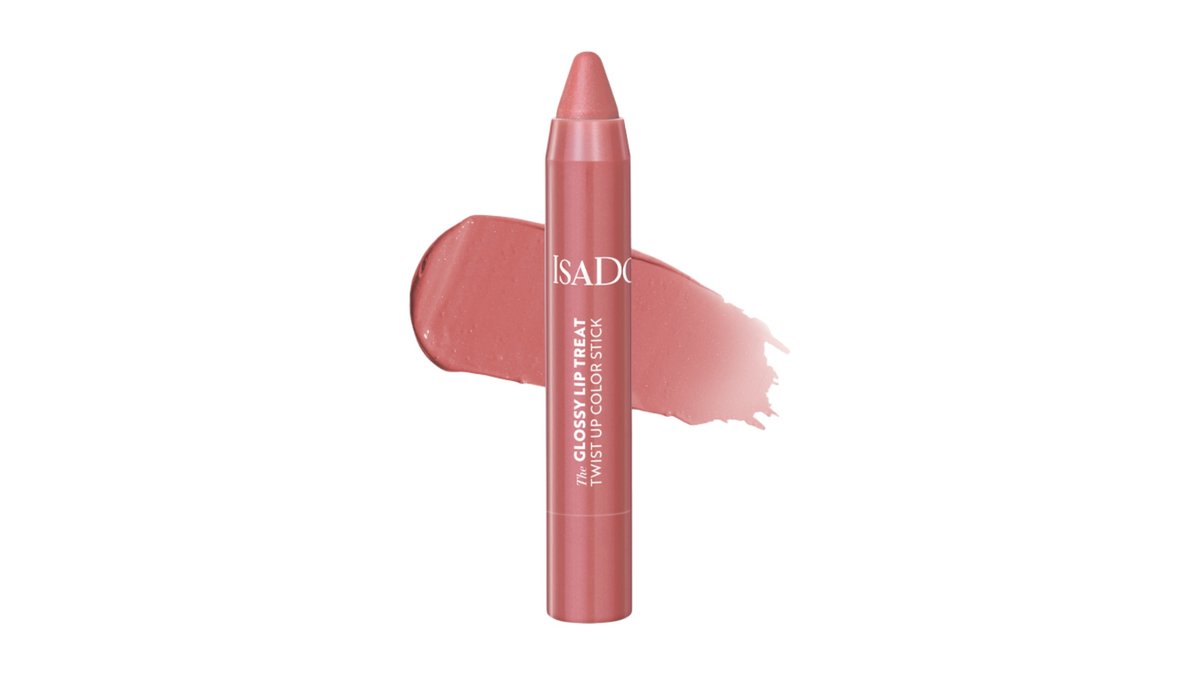Lipgloss Treat Twist Up Color Stick 03 Beige Rose, Isadora 3 g