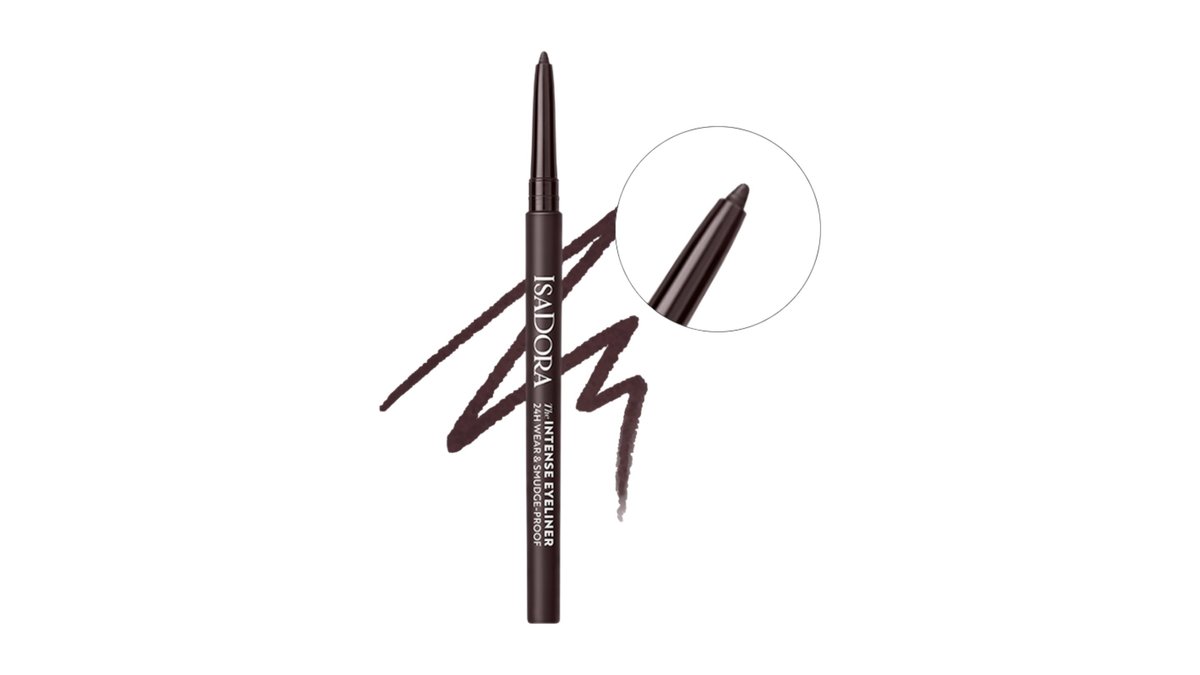 The Intense Eyeliner 24H Wear & Smudge-proof 61 Black Brown, Isadora 1 g