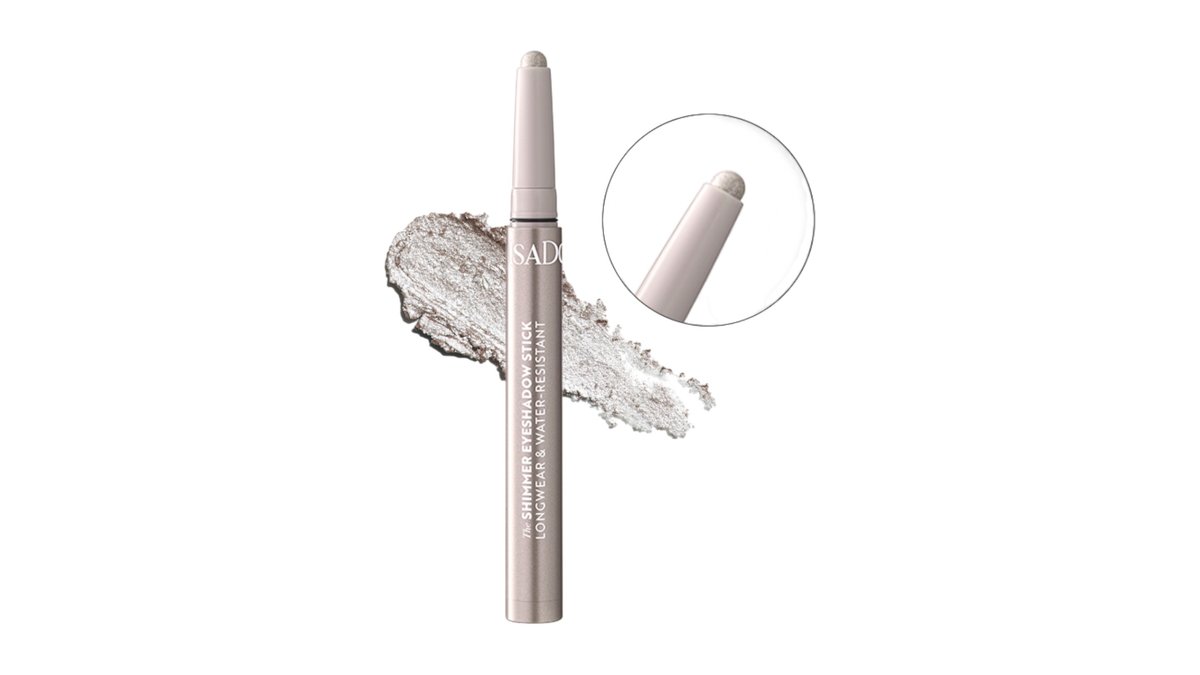 The Shimmer Eyeshadow Stick Longwear & Water-Resistant 40 Silver Highlight, Isadora 1 g