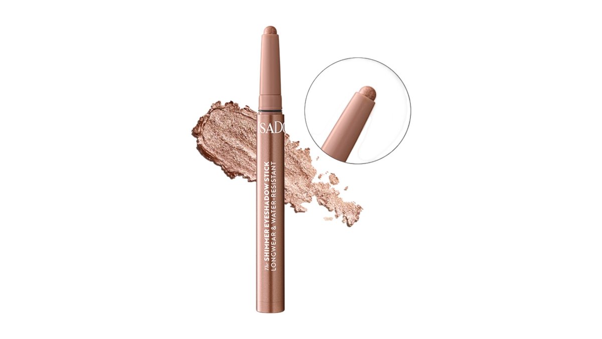 The Shimmer Eyeshadow Stick Longwear & Water-Resistant 41 Bronze Brown, Isadora 1 g