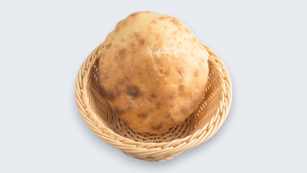 Лепиња потпечена на скара