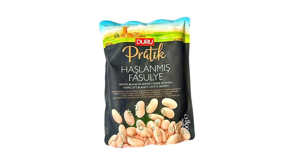 Duru predvarená biela fazuľa