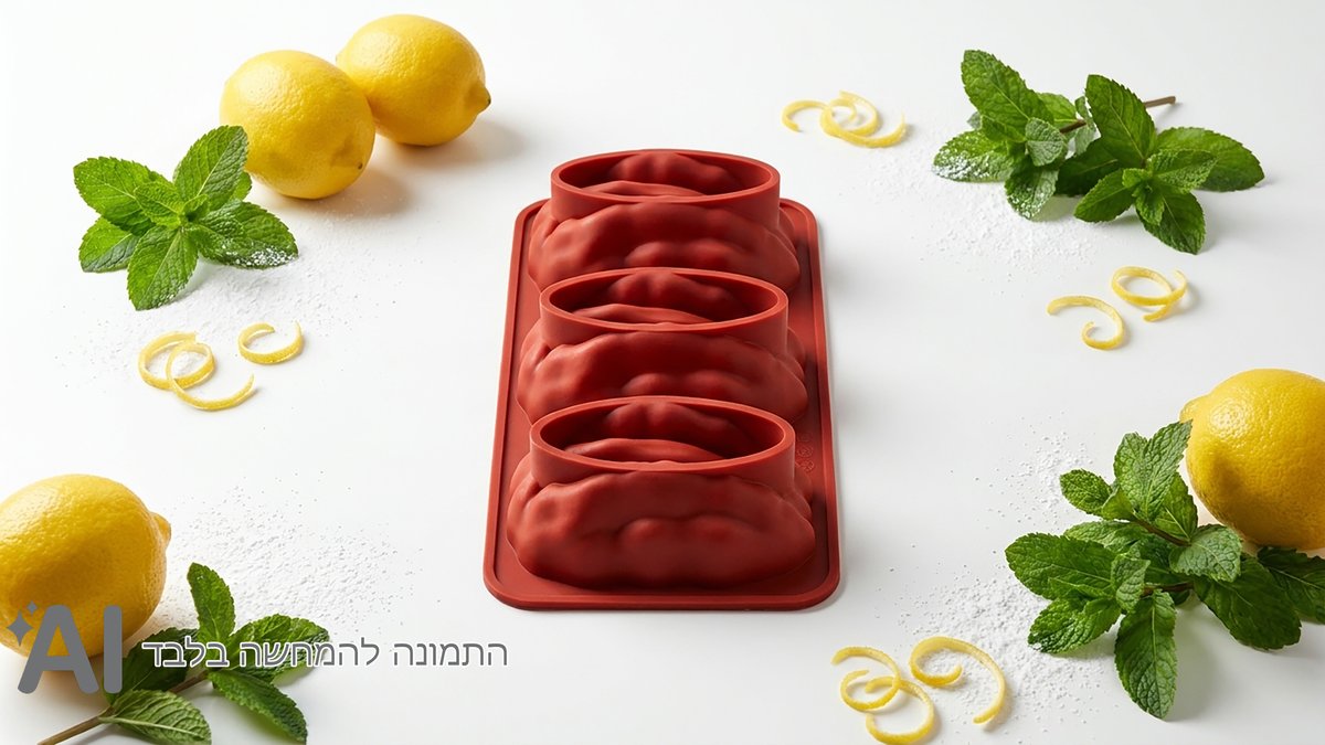 תבנית סיליקון אגוז