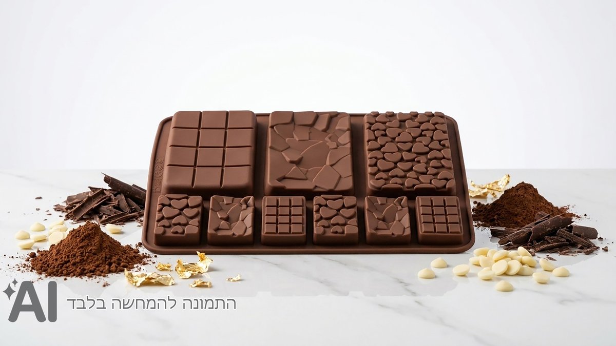 תבנית טבליות שוקולד צורות שונות