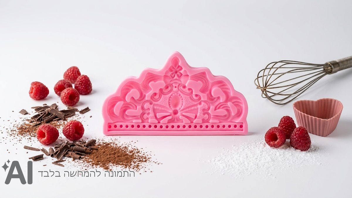 תבנית סיליקון כתר דגם שאנל קטן 15*9