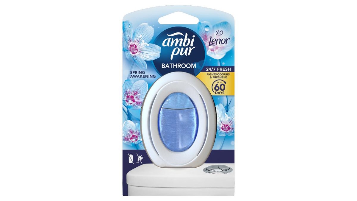 Ambi Pur Bathroom Osvěžovač Vzduchu, Bojuje S Pachy A Osvěžuje, Spring Awakening  ks