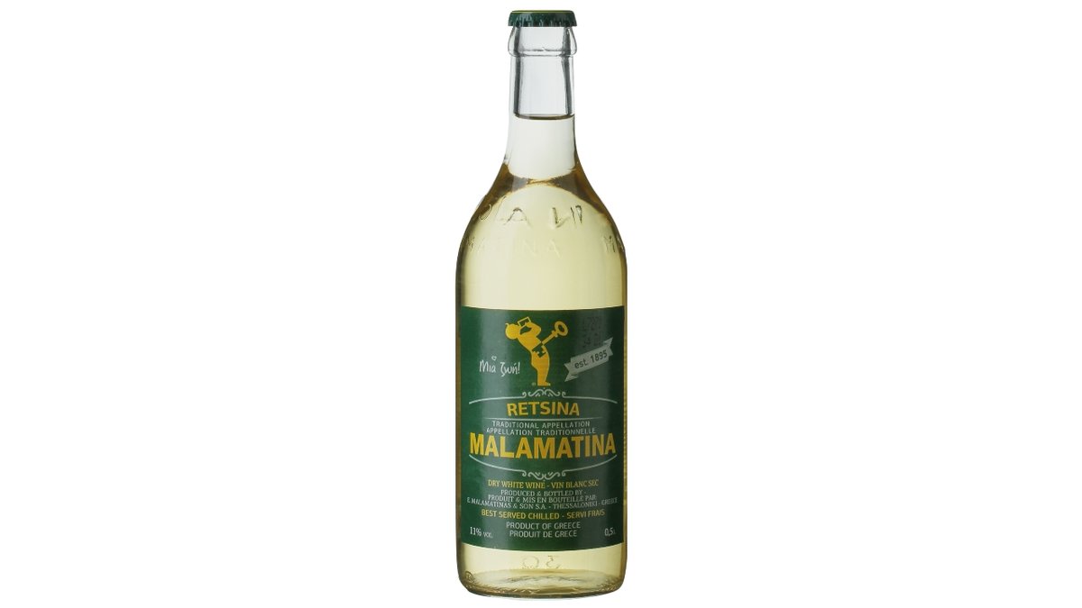 Retsina Malamatina Hvidvin