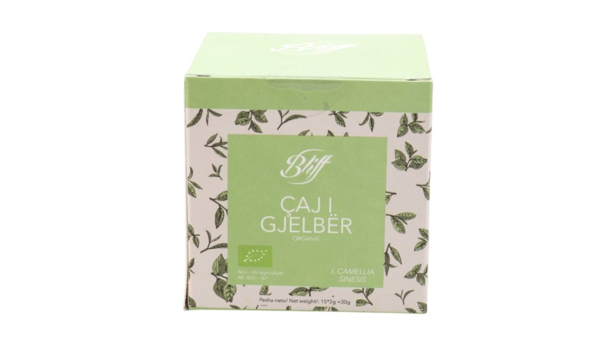 Bliff Caj Bio Organic- Gjelbert 30Gr