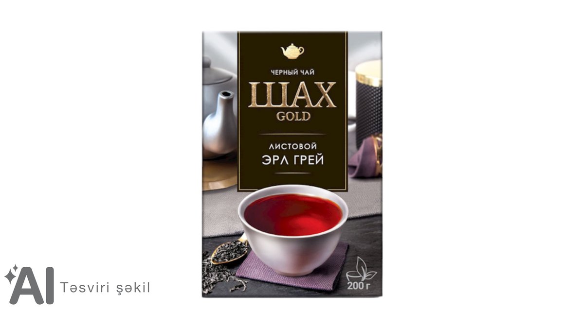 Shax Gold Earl Grey Qara çay 200 q