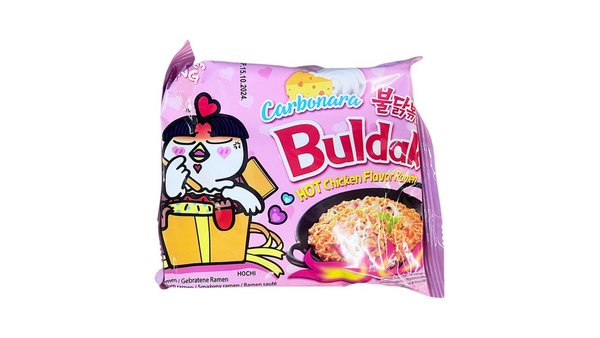 SamYang Buldak Carbonara Hot Chicken Ramen scharf, 130 g