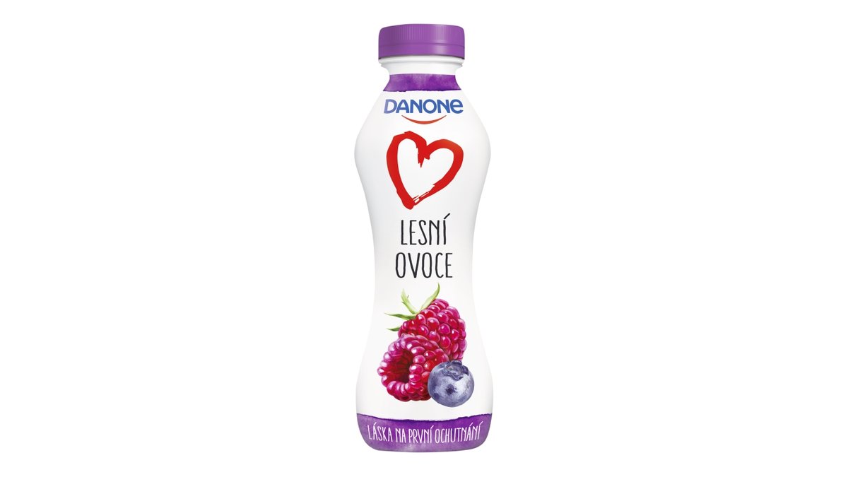 Danone zakysaný nápoj lesní ovoce