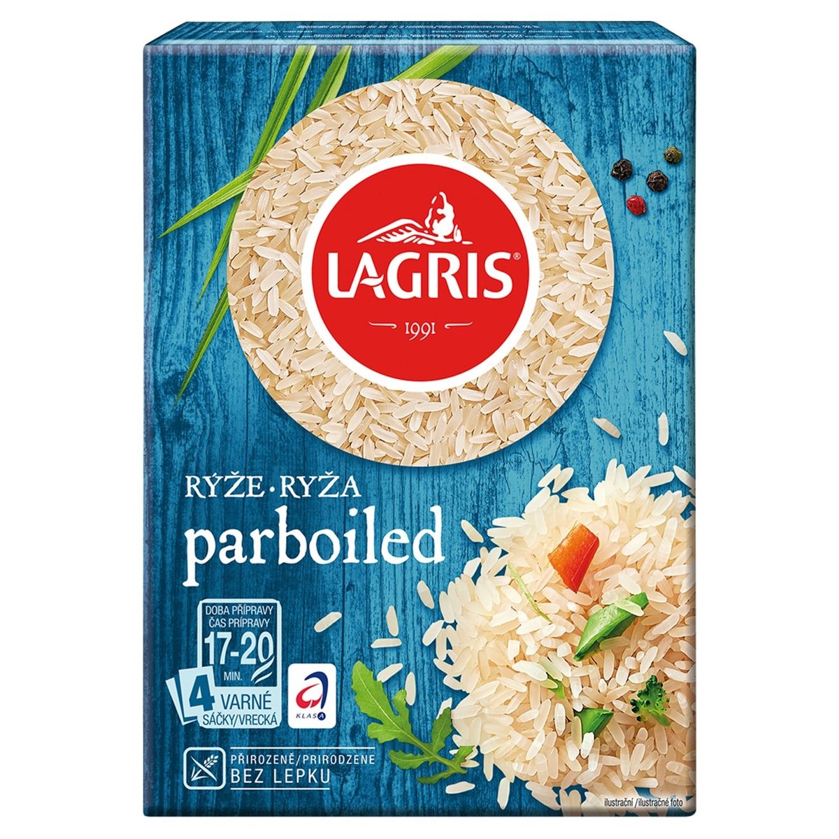 Lagris Rýže parboiled ve varných sáčcích 400g