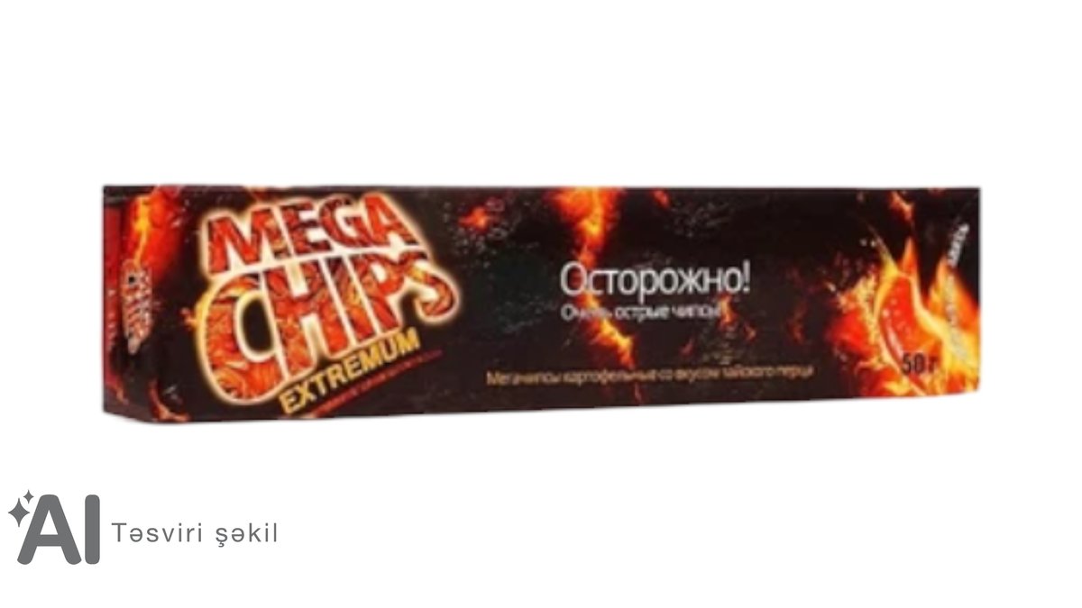 Mega Chips Acı Bibərli 100 qr
