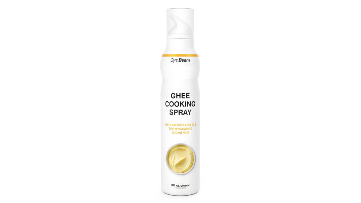 GymBeam Ghee sprej na vaření 200 ml