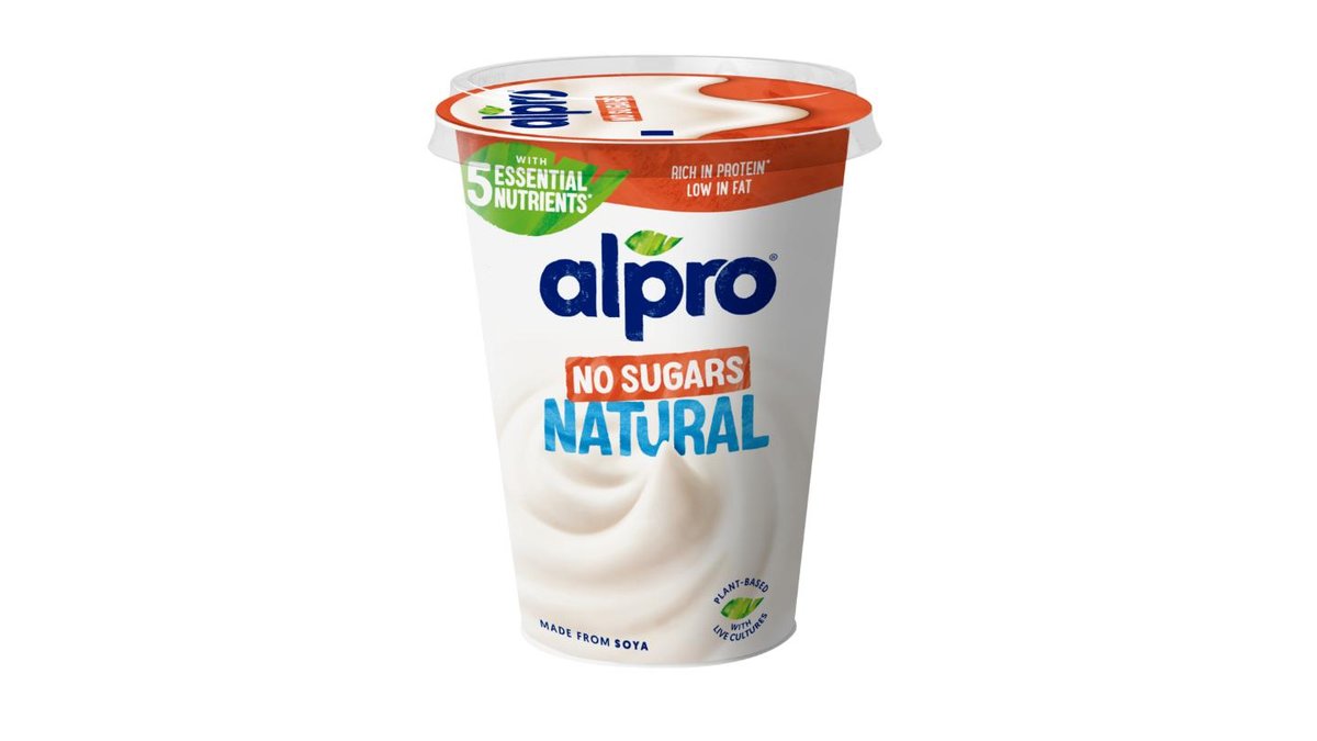 ALPRO Sójový fermentovaný výrobek Bílý bez přidaného cukru 400g