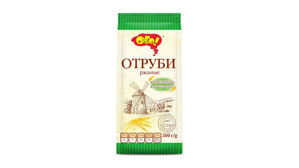 Отруби ОГО Ржаные 200г