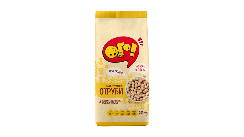 Отруби ОГО Пшеничные 200г
