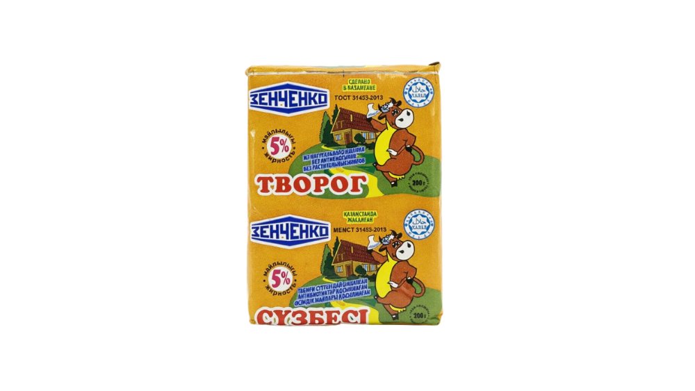 Творог ЗЕНЧЕНКО Крестьянский 5% 200г м/у