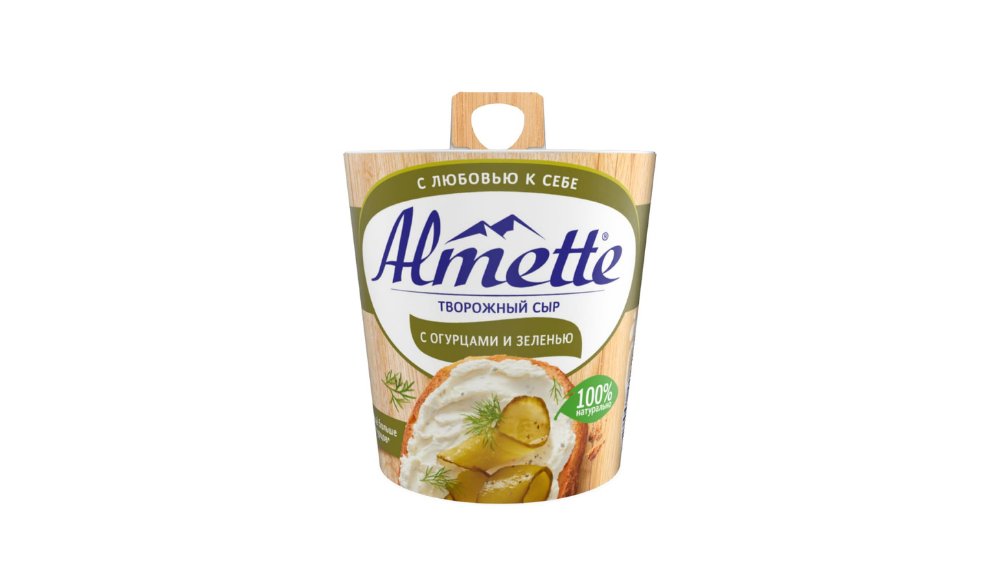 Сыр творожный Almette с огурцами и зеленью 150 г