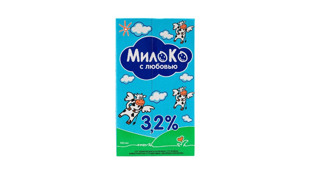 Молоко Милоко ультрапастеризованное 3,2% 950 мл