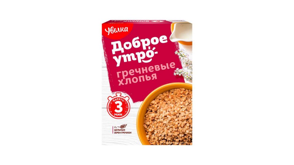 Хлопья УВЕЛКА Гречневые 400г кор