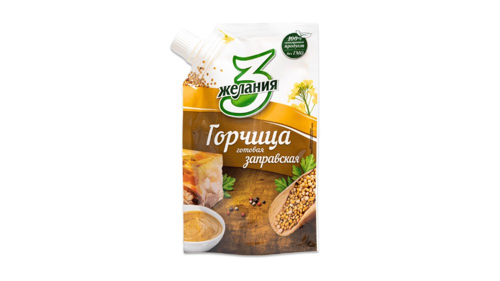 Горчица 3 ЖЕЛАНИЯ Заправская 140г м/у