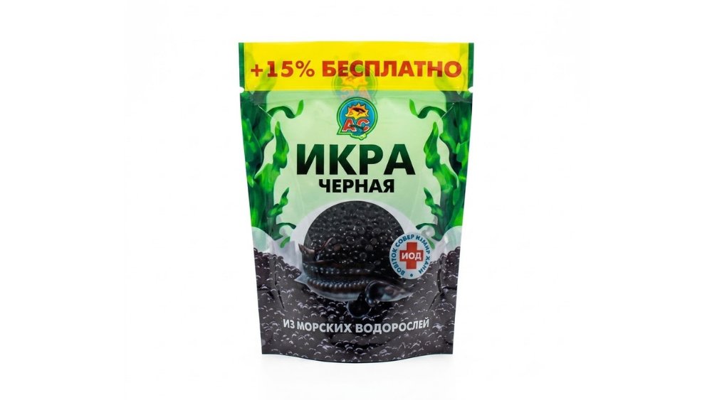 Икра АС черная из морской водоросли 113г м/у