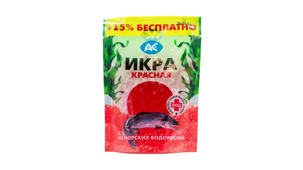 Икра АС Красная Из морской водоросли 113г м/у
