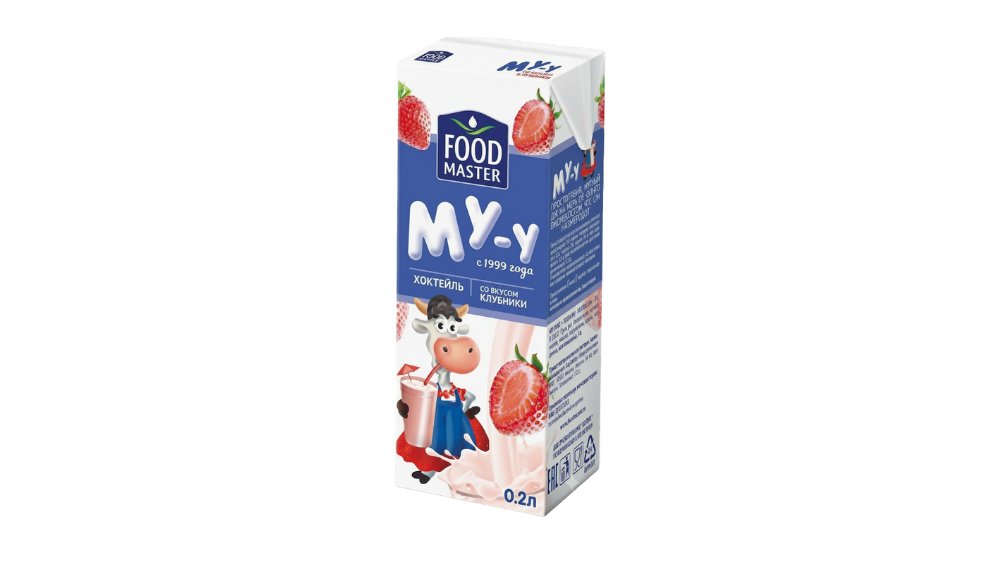 Коктейль Food Master со вкусом клубники 200 мл