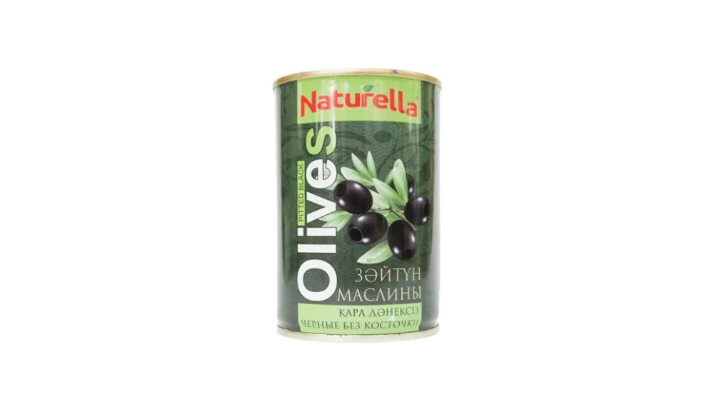 Оливки NATURELLA Черные без косточки 280г ж/б