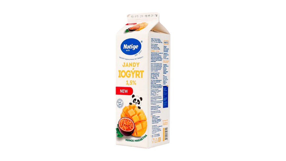 Йогурт Natige живой манго-маракуйя 1,5% 900 г