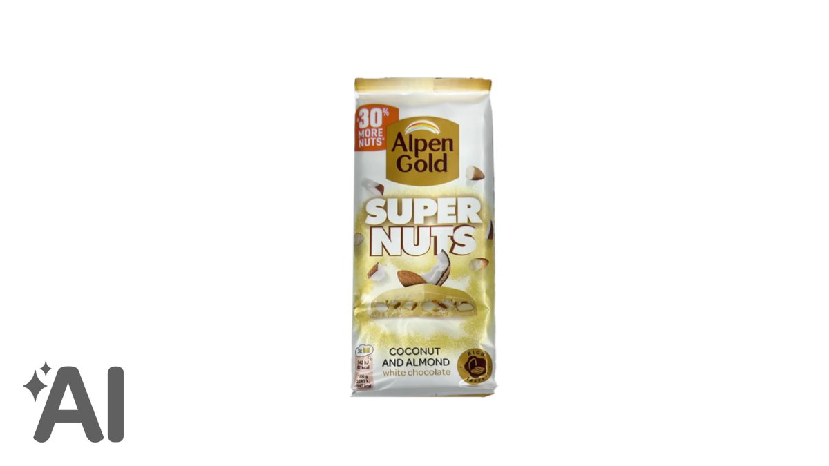 Alpen Gold Super Nuts Badam kokoslu Şokolad 120 q