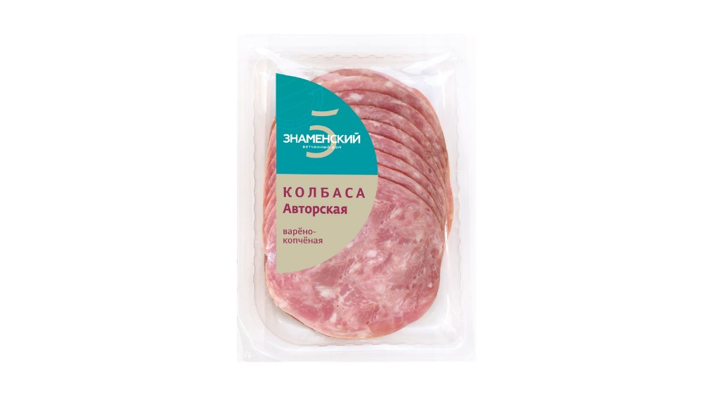 Нарезка ЗНАМЕНСКИЙ Колбаса Авторская в/к 100г