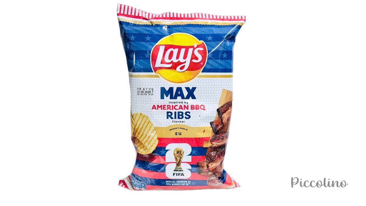Lays Max American BBQ Ribs 115g